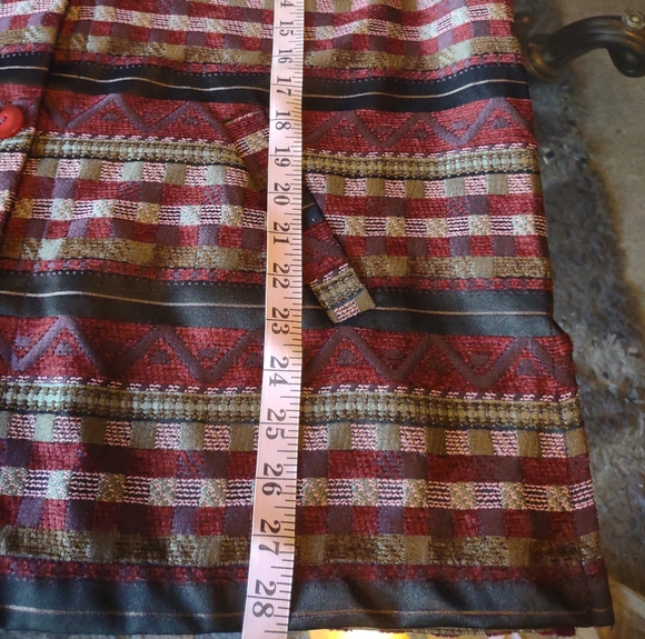 Sag Harbor Printed Blazer Jacket Size 16W - Picture 8 of 12